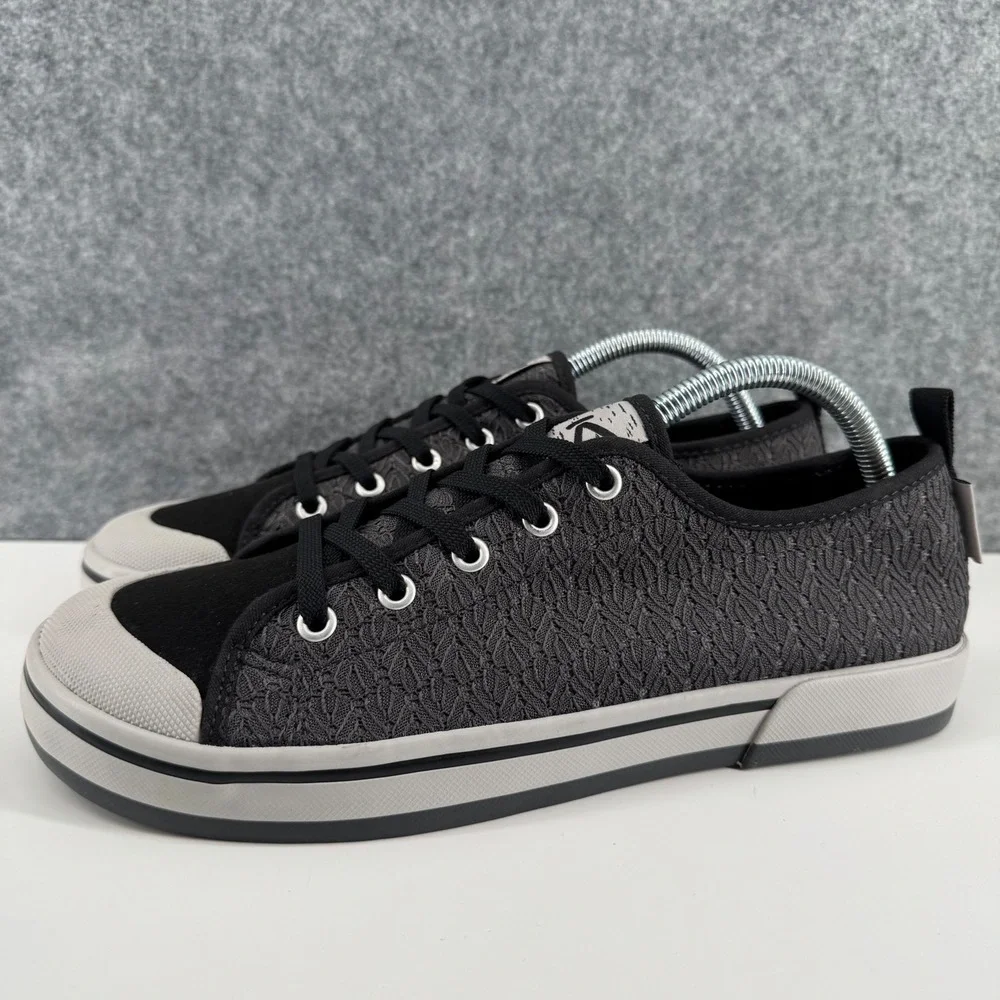 Keen Elsa Sneaker Womens 10 Black Lace Textured Low Top Casual Shoes 1018303